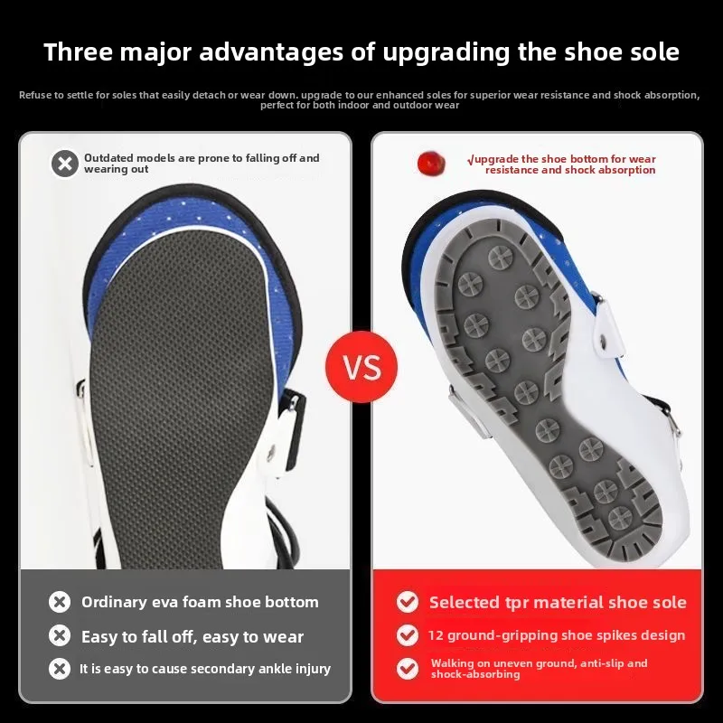 Fixed Protection Fracture Rehabilitation Specialty Lightweight Breathable TPR Anti Slip Insole Anklebone Achilles Tendon Boot