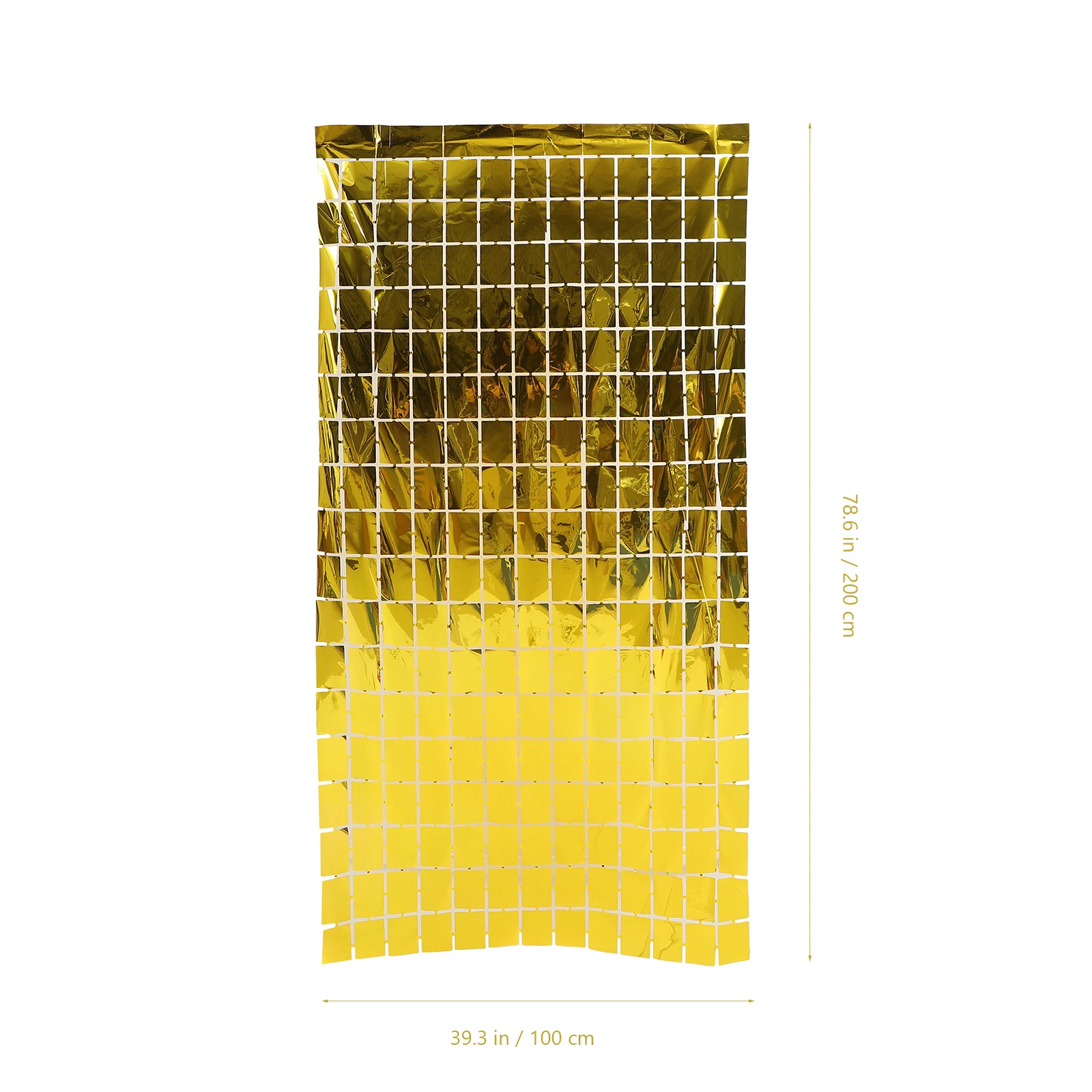 2 قطعة ستارة باب بخط معدني ديكور ديكورات بلاستيكية هامشية للحفلات #4