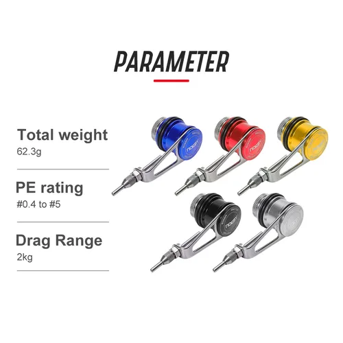 Imagen 2 del producto Noeby-accesorios para nudos de bobina de pesca, sedal de pesca, herramienta de pesca, máquina enrolladora de nudos, aparejos, productos para pesca