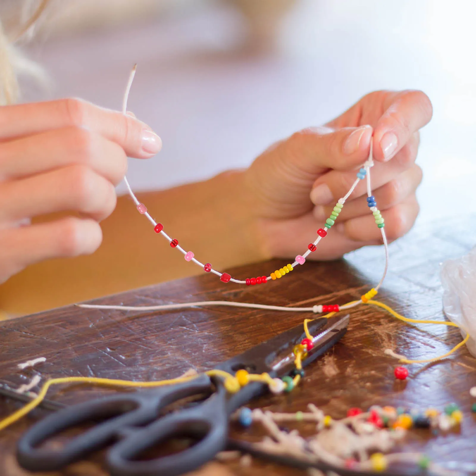 

1 Box Mixed Color Round Pearls Seed Beads Kit 3mm for Craft DIY Bracelet Spacer Earring Making Supplies Plastic Beads for Crafts