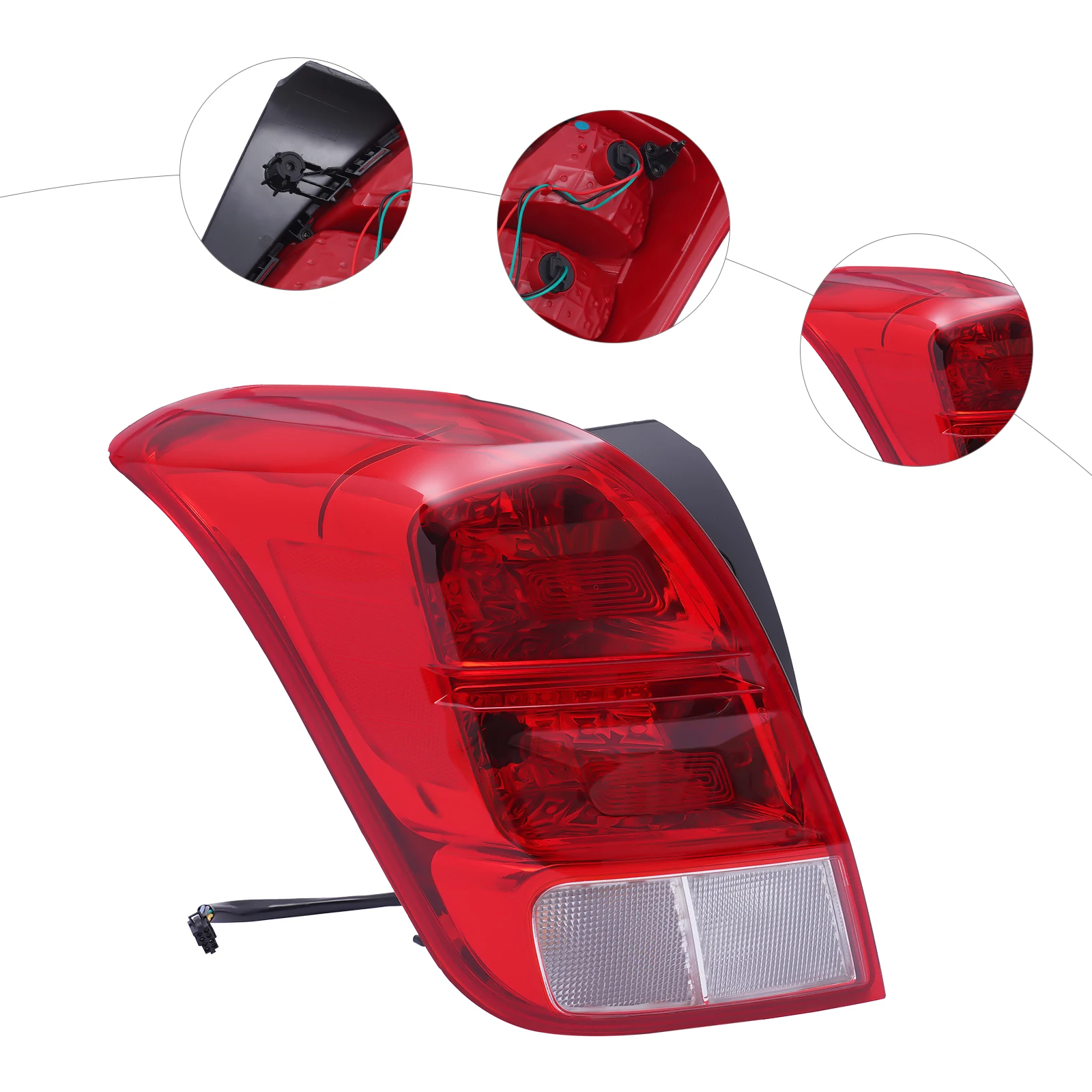 

Left Right Brake Lamp,For 2013 2014 2015 2016 2017 2018 2019 Chevy Trax Taillight,Halogen Tail Light