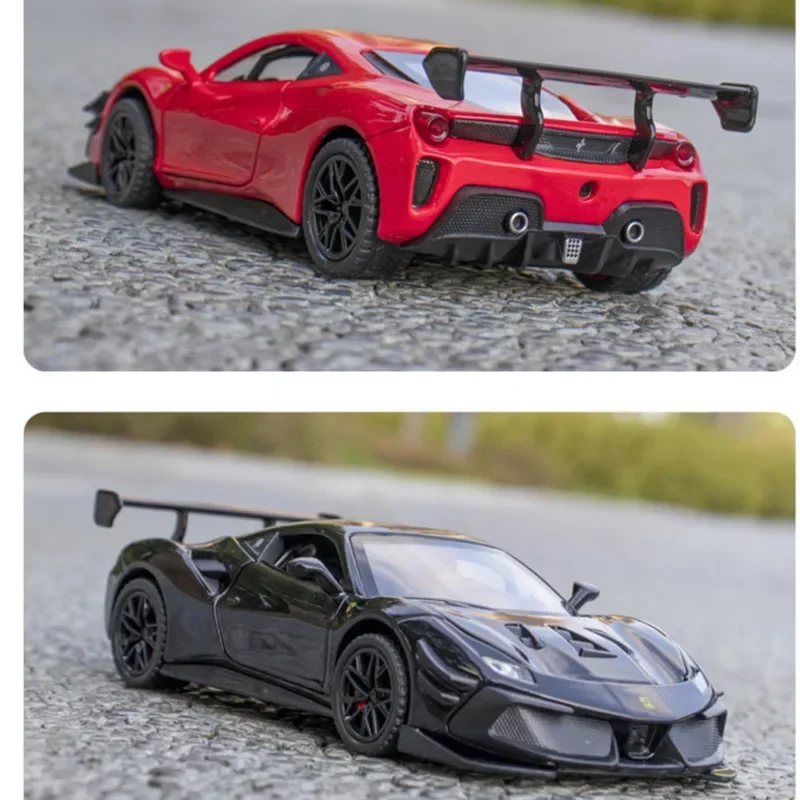 

1:32 488 Sports Car High Simulation Diecast Car Metal Alloy Model Car Children's toys collection gifts