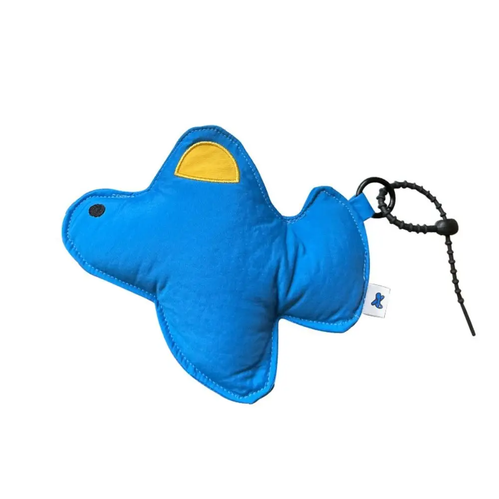 Peluche Divertente Animale Portachiavi Conchiglia Cartone Animato Peluche Portachiavi Peluche Ripiene Pendenti e Ciondoli Piccolo Aereo Portamonete Accessorio Appeso