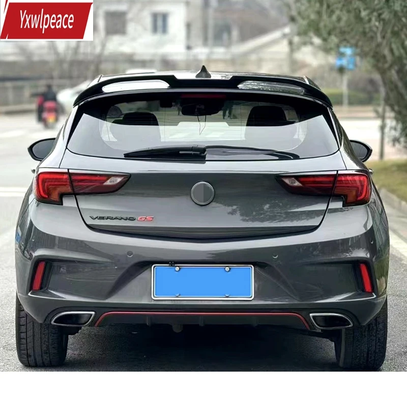 

For Opel Astra K 2015 2016 2017 2018 High Quality ABS Material Unpainted Color Rear Trunk Lip Wing Spoiler Car Accessories