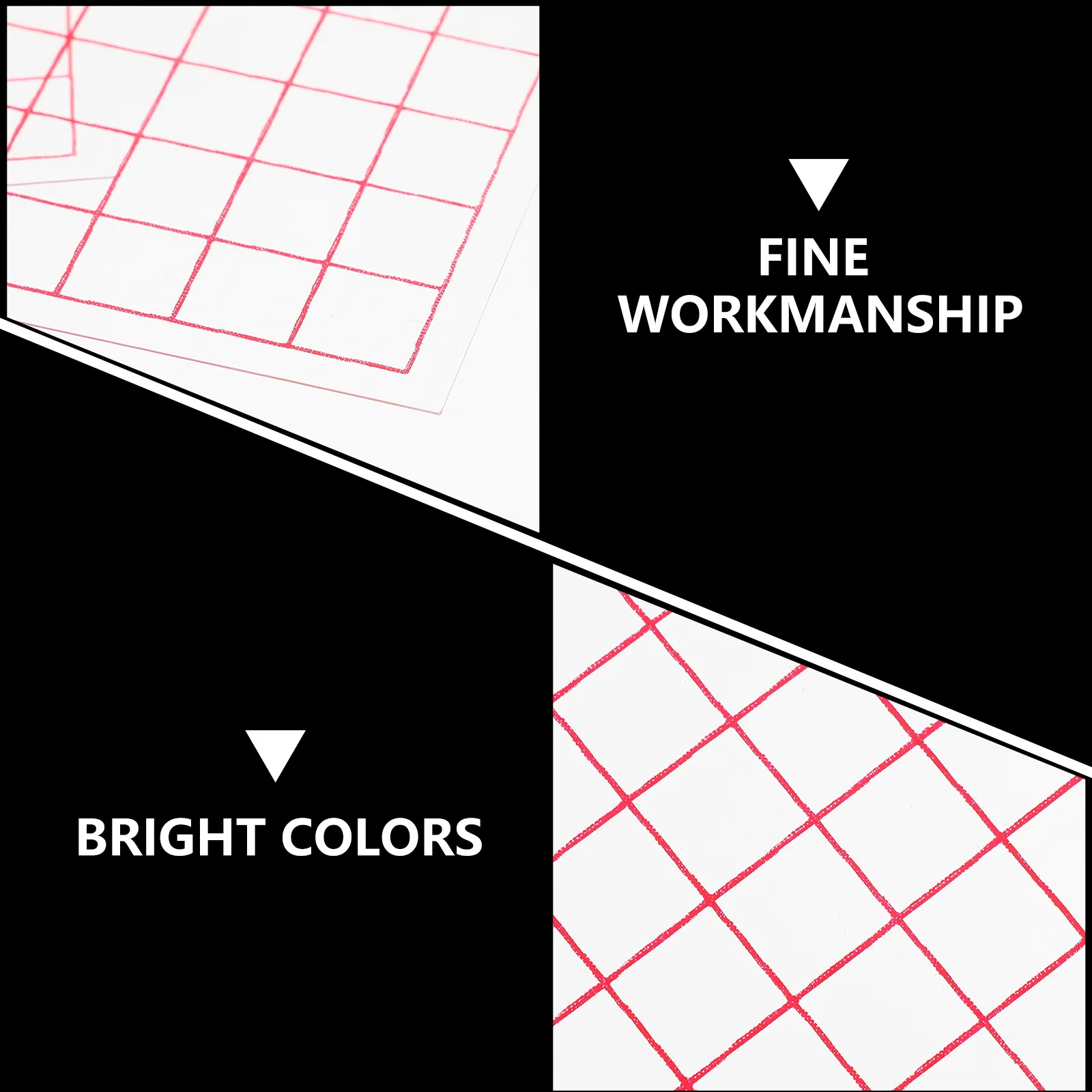 12 Sheets Mathematics Area Measurer Equipment Lightweight Grid Sheets for Classroom Home Use Develop Math Interest Area