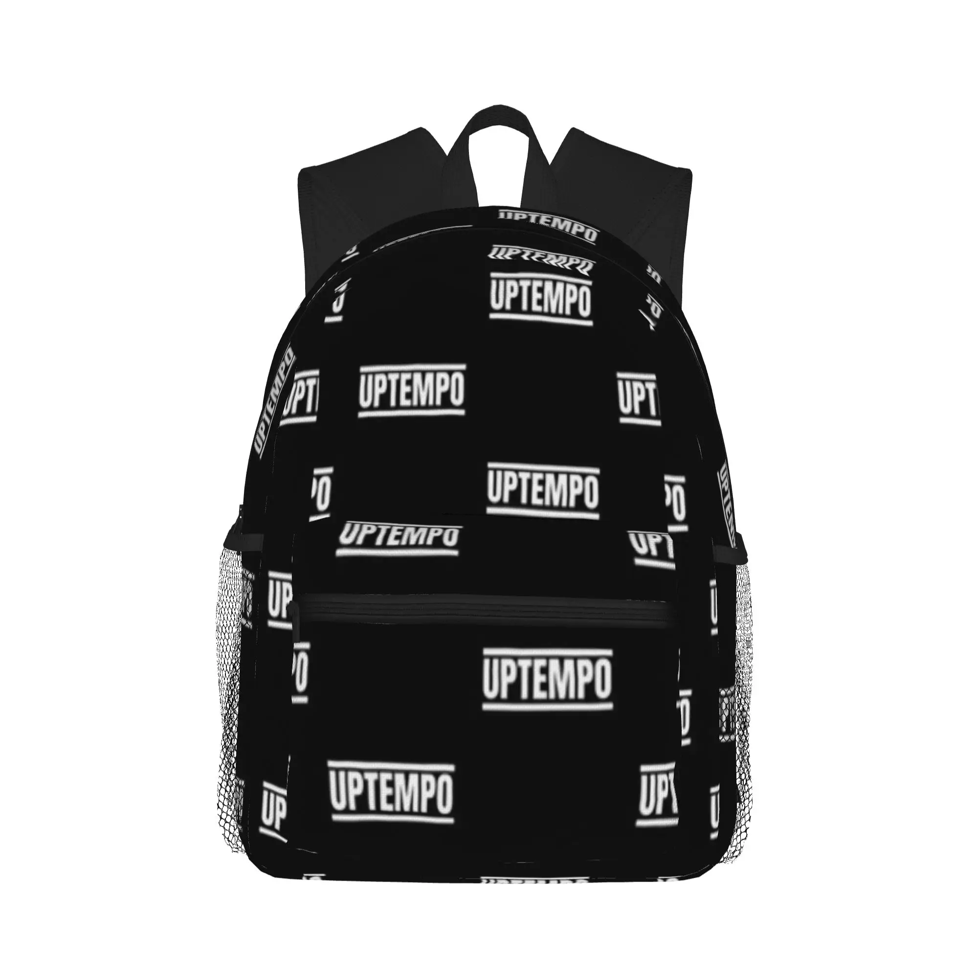 Uptempo Hardcore Music White  Casual Backpack for Students and Adults Man backpack