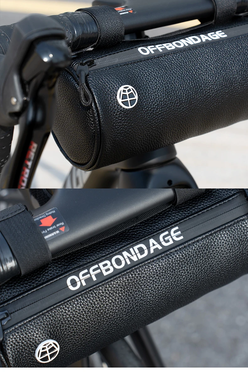 OFFBONDAGE Fahrradtasche Fahrrad-Fronttasche Wasserdichte Lenkertasche Tragbare multifunktionale Umhängetasche Fahrradzubehör – Detail 10