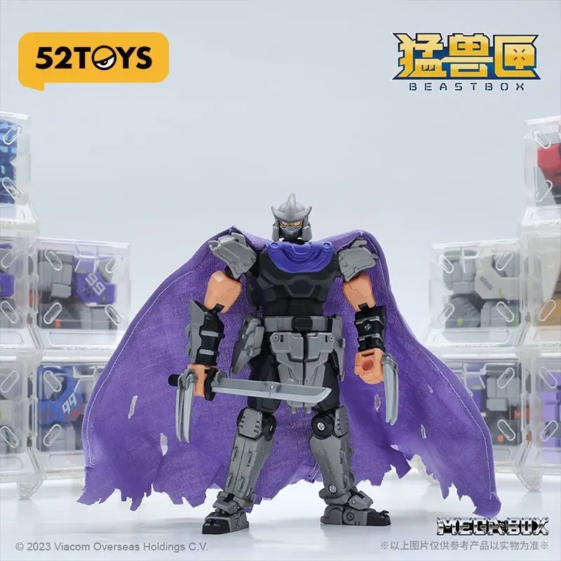 Original Megabox Mb-23 Shredder Robot Converting In Mecha Cube Anime Character Mb23 Assembling Toys In Stock Birthday Gifts