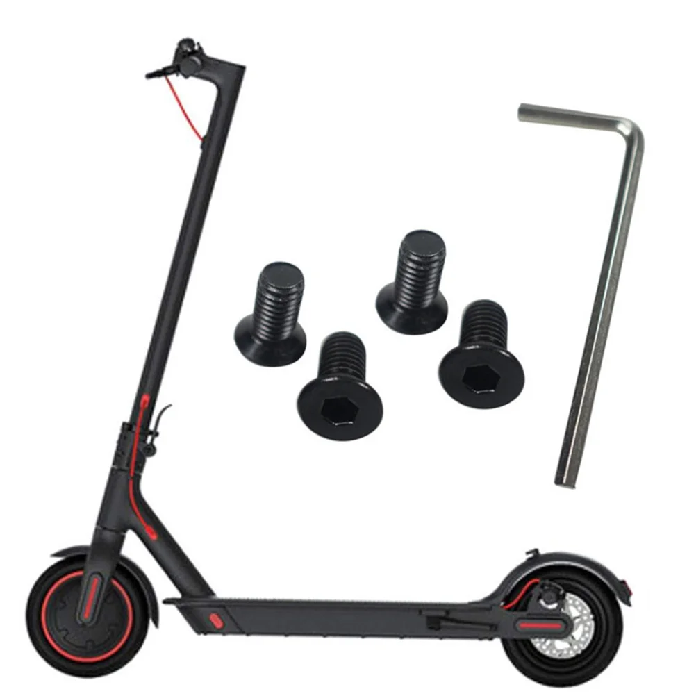 

1Set Scooter Handlebar Front Fork Screws Stainless Steel Long Lasting Reliable Replacement Parts Scooter Screws