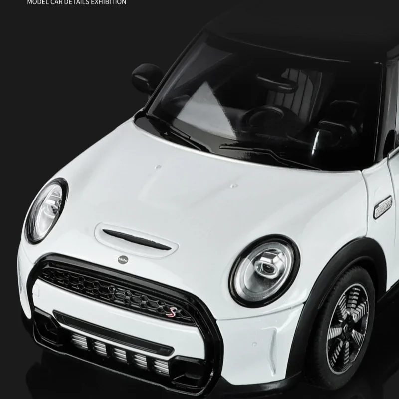1:18 Mini Cooper S Model Alloy Scale Car Model Diecast Metal Static Collection Car Vehicles Gifts