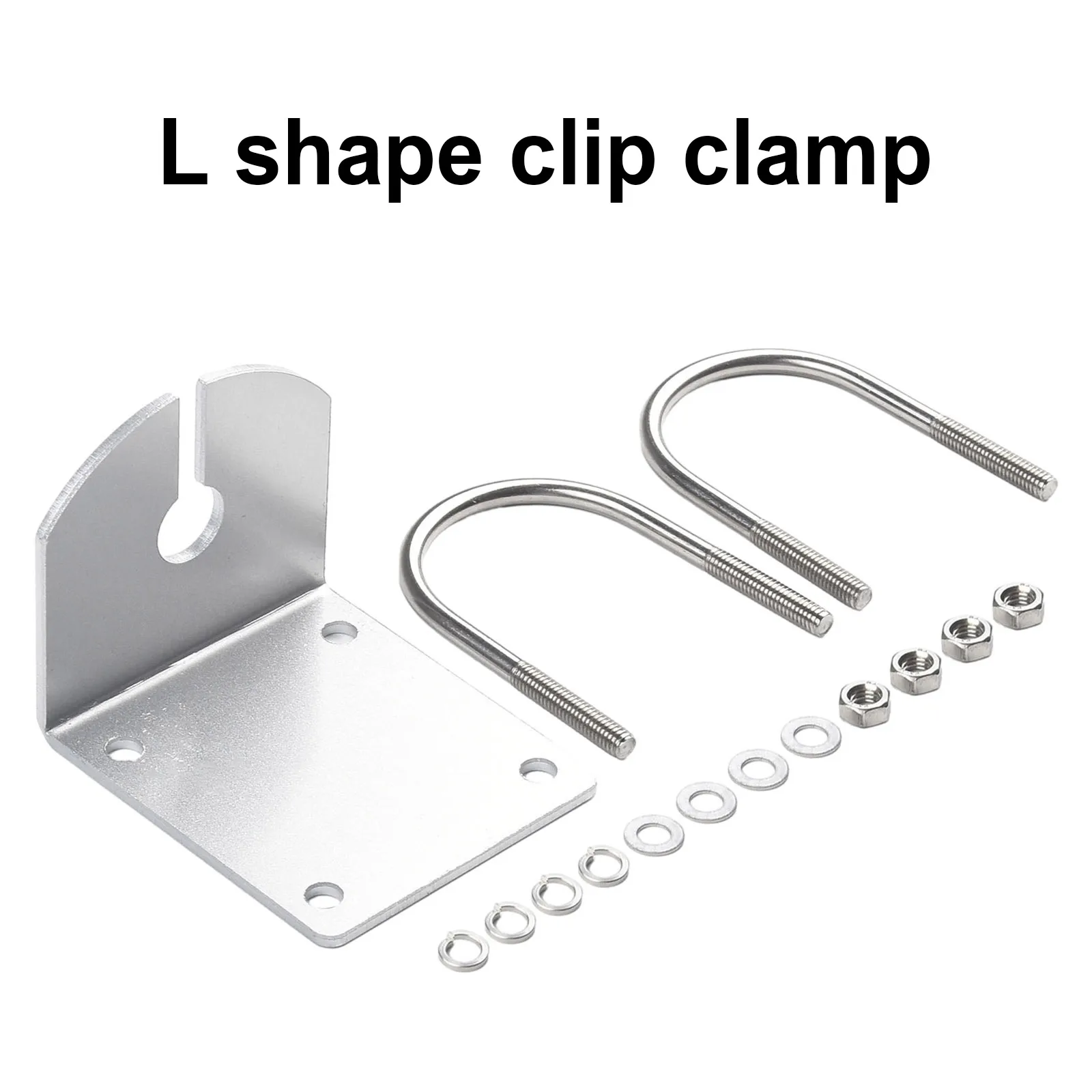 Helium Miner Hospot Antenna Clip Code L Shape Wall Mount Stainless Steel Clamp For Vehicle Base Outdoor N-K Antenna