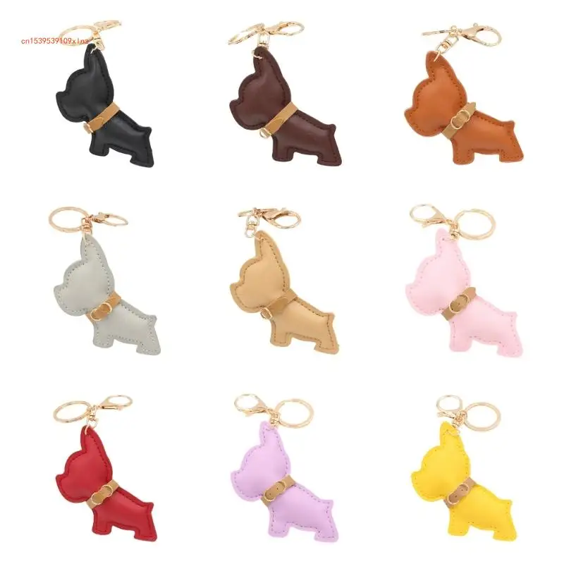 

PU Leather Keychain Pendant Keyring for Pet Owners and Accessory Lovers