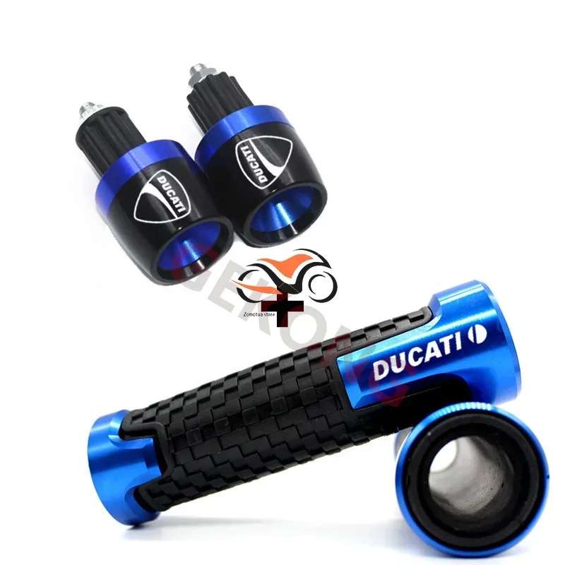 For Ducati Monster 696 795 796 797 821 937 S2R 800 Motorcycle Accessories Aluminium CNC Hand Grips Handle Bar End Cap