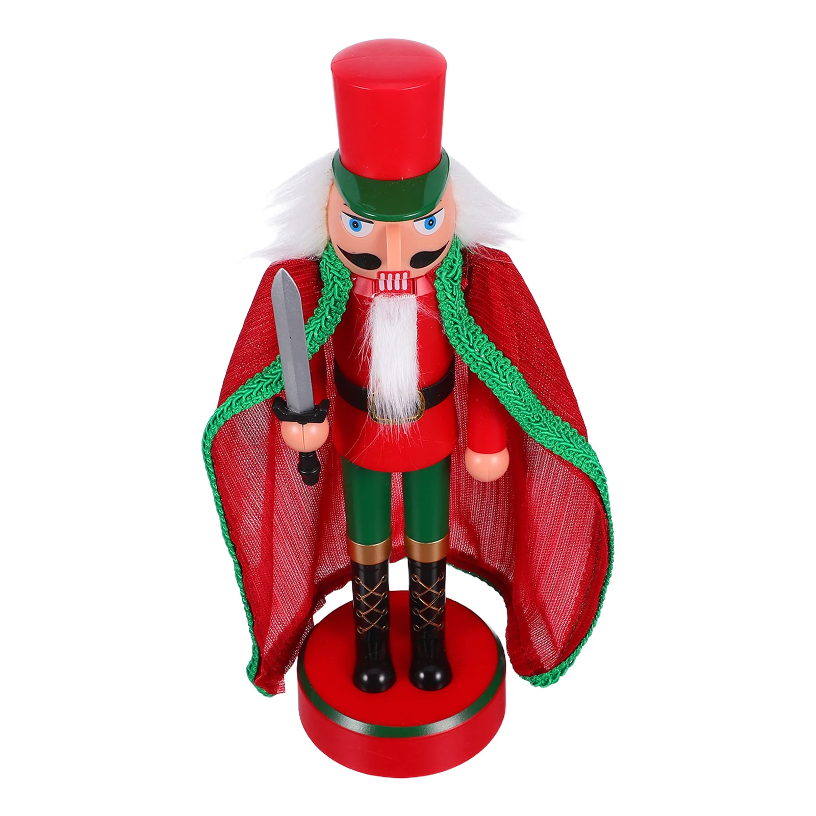 

1Set Lighted Nutcracker Soldier Christmas Decor Traditional Xmas Table Centerpiece Mantel Holiday Tabletop Decoration Bright