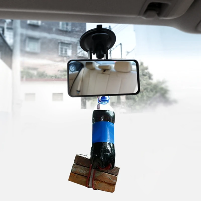 Car Rear View Mirror 360 Degree Rotation Car Rearview Mirror With Suction Cup Universal Back Seat View Baby Car Accessories