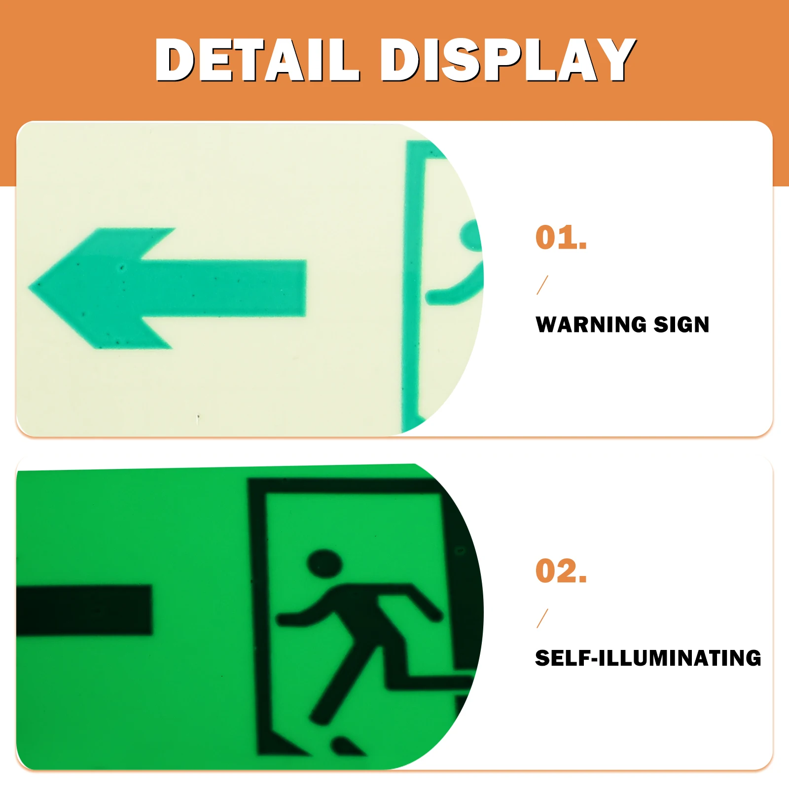 

1 Roll Glow In The Dark Tape Self-Illuminating Safety Path Sticker For Hallway Luminous Warning Signs Decals