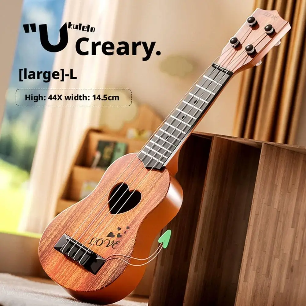 子供のおもちゃウクレレ模擬ミニギター教育楽器子供のための早期啓蒙演奏可能な音楽おもちゃギフト