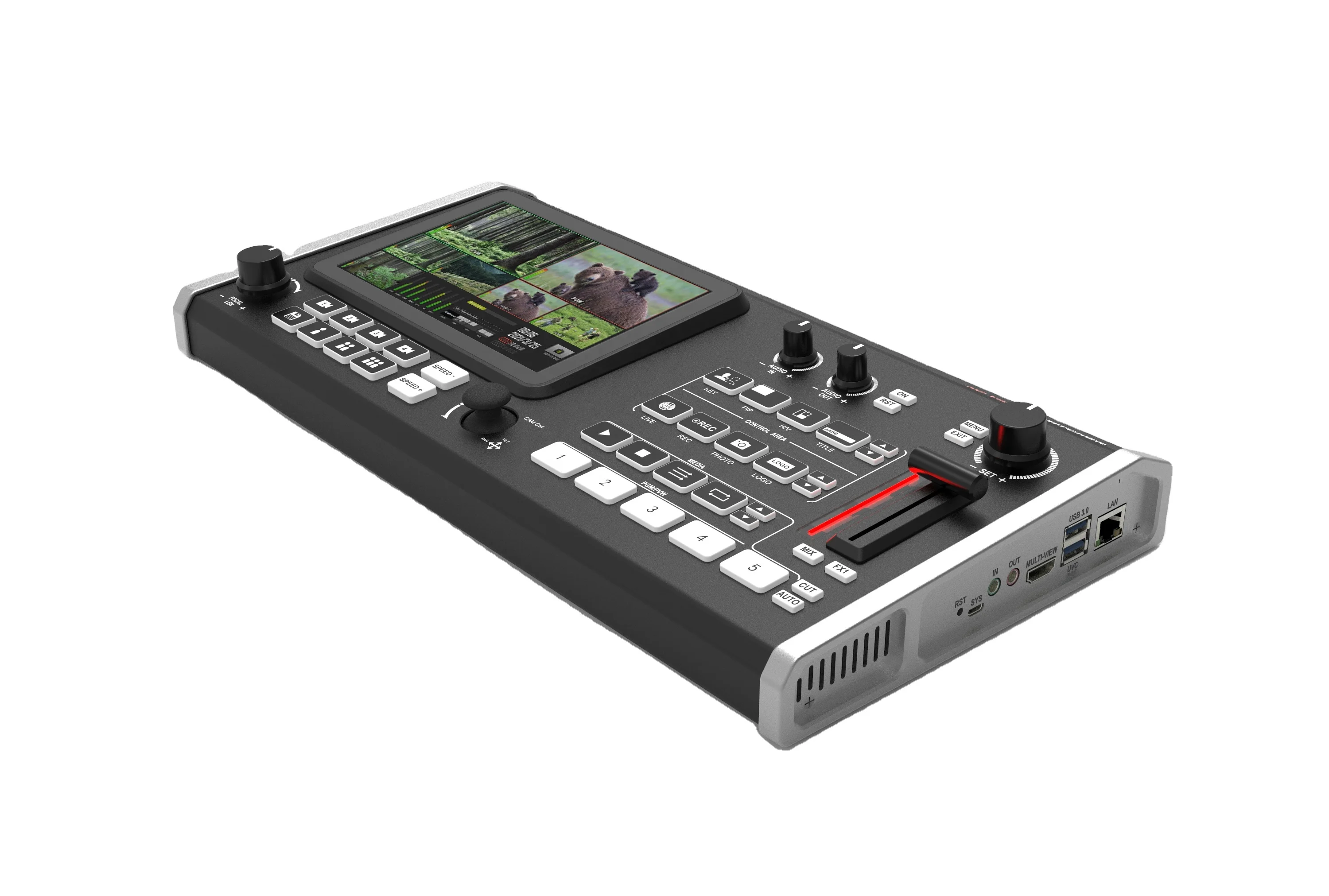 New arrival top quality 3 H DMI 1 SDI inputs multiview live streaming vmix obs video production multicam mixer video switcher