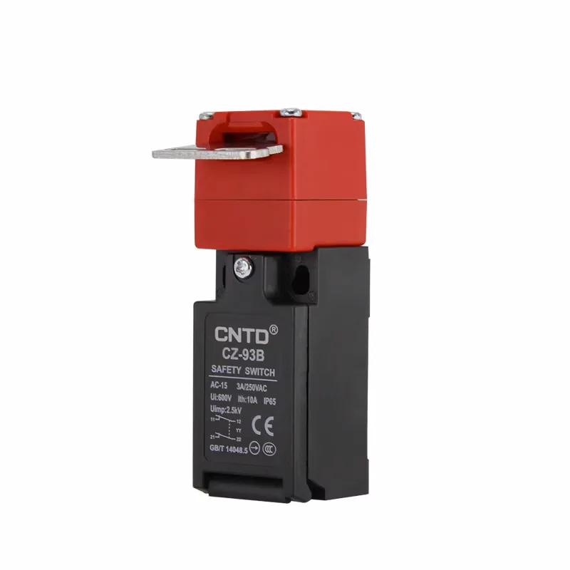 CNTD Limit Switch K1 K2 K3 CZ-93C Series (1NO1NC) Safety Door Micro CZ-93B (2NC) Vertical Interlock 10A 400V