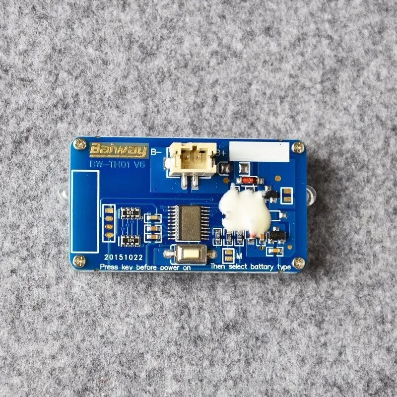 TH01 LCD 1S 2S 3S 4S 5S 6S- 15S بطارية ليثيوم قدرة مؤشر عرض ليبو ليثيوم أيون قابل للتعديل الباقي كاشف تستر