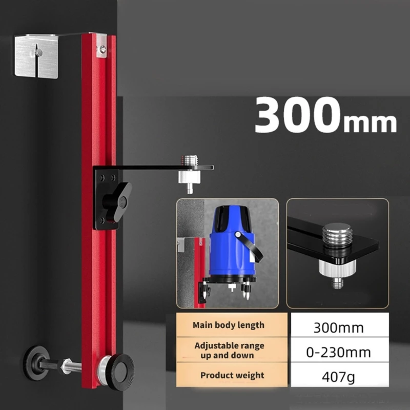 Suporte montagem parede nivelado Os suportes parede nivelados suportam hardware à prova d'água facilmente