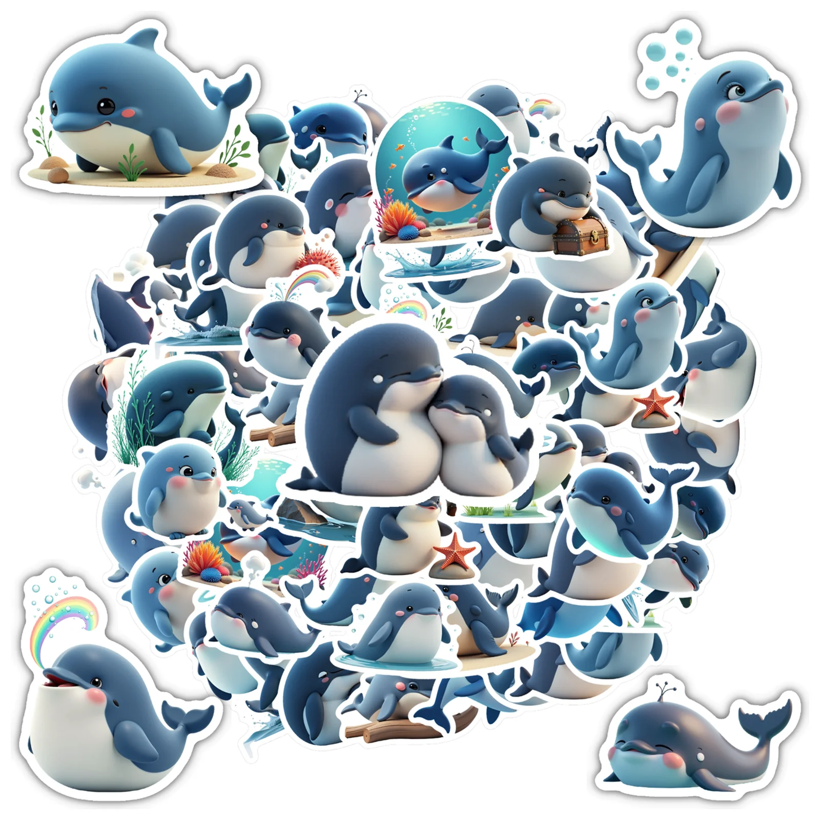 

35pcs-70pcs Playful Stickers Lovely Stickers Animal Stickers For Guitar DIY Skateboard Laptop Luggage Decor