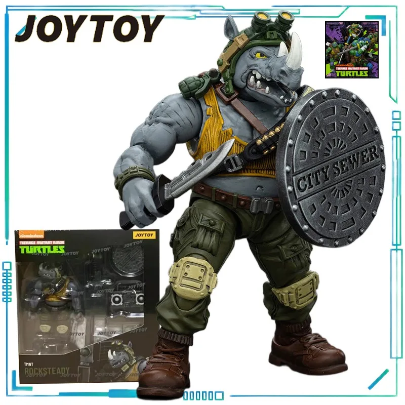 JOYTOY 正規品 JOYTOY X ニンジャタートルズシリーズ コンプリートニンジャタートルズ 4人セット 完成品 可動モデル ギフトコレクト