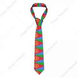 Eritrea Flag Neckties Mens Personalized Silk Neck Tie for Office One Size