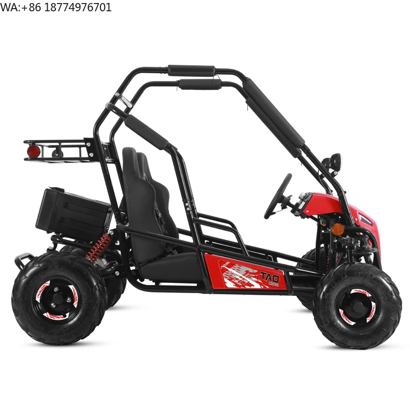 Tao Motor 2025 New 2 Seat Chain Drive Electric UTV Electric Go Kart for Kids