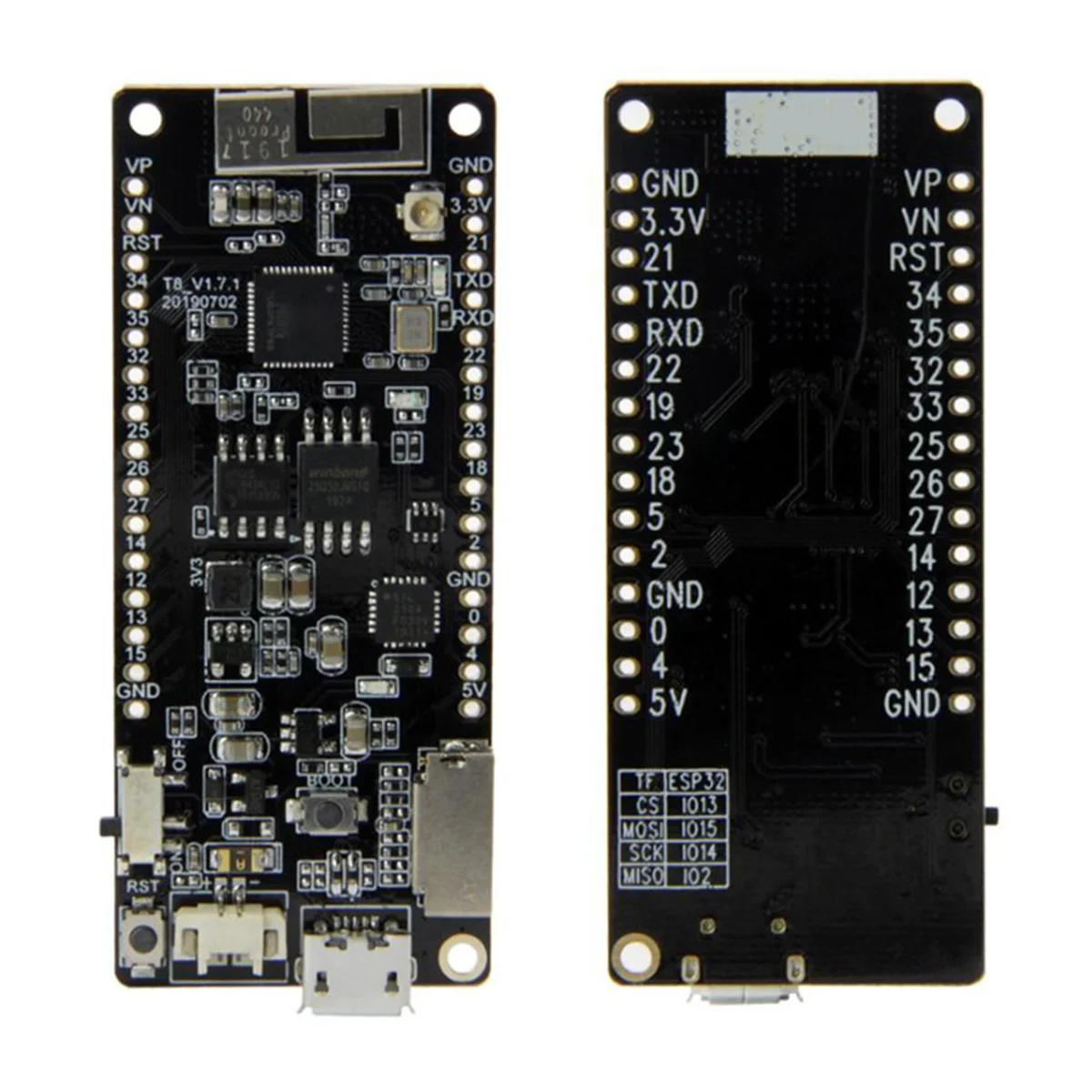 T8 Rev1 Development Board Motherboard V1.7 ESP32 WROVER Electronic Module 4MB FLASH 8MB PSRAM