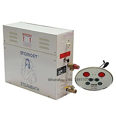 Estufa calefactora eléctrica de acero inoxidable respetuosa con el medio ambiente con controlador de ducha para el hogar o la piscina