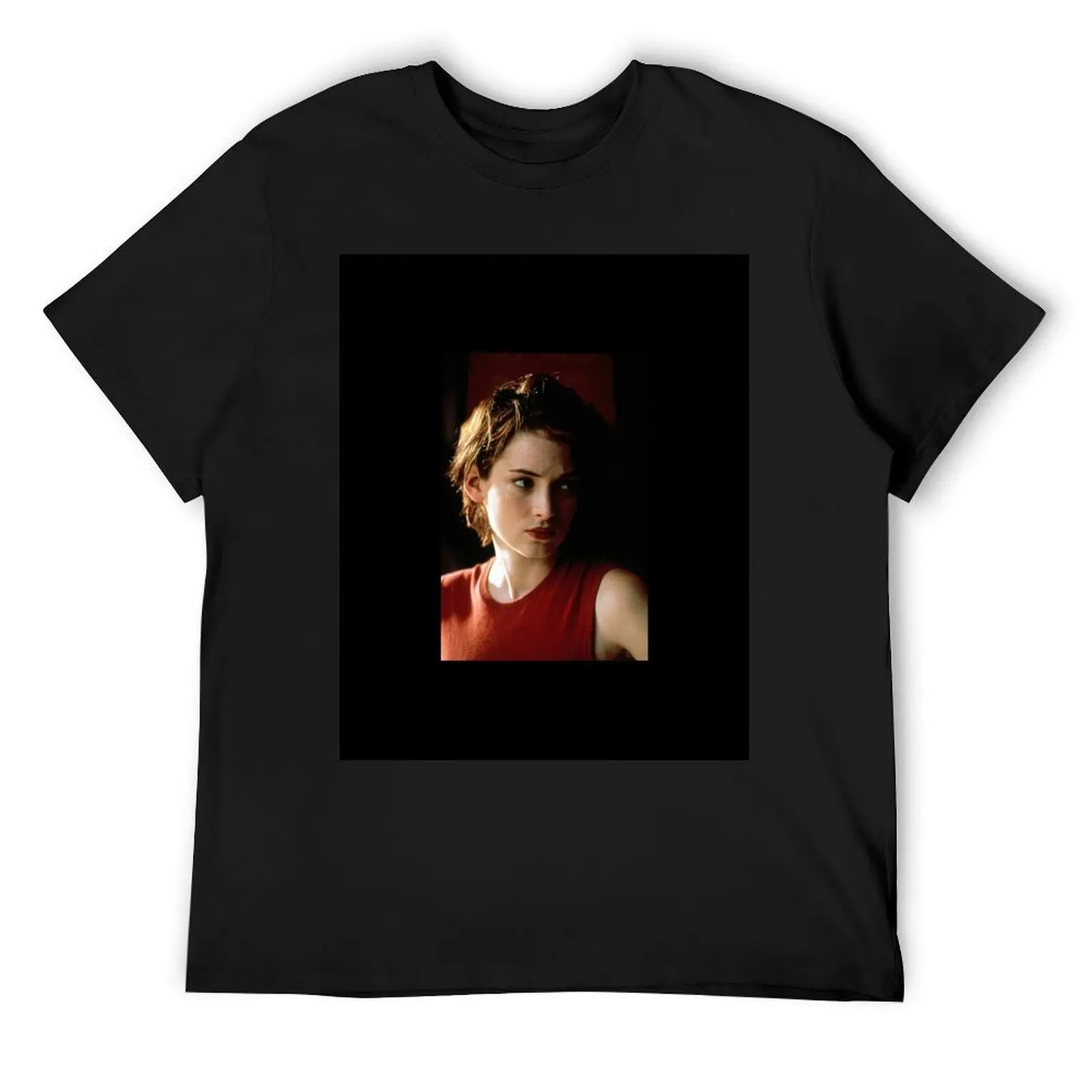 Winona Ryder T-Shirt anime stuff tops anime figures t shirts men