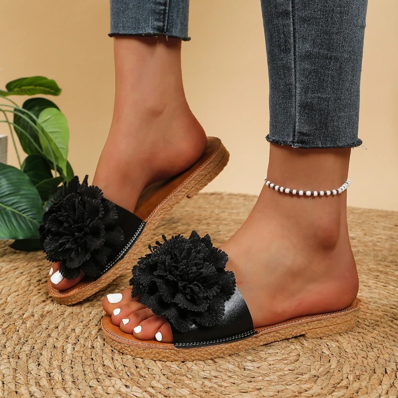 

Women Slippers Comfortable Large Size Wedge Sandals Outdoor Beach Shoes Women Slip-On Fashion Slippers Platform Slides Women