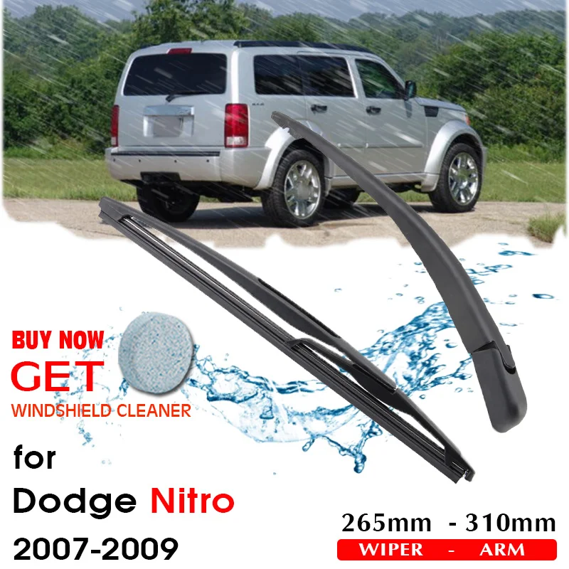 Car Wiper Blade Rear Back Window Windscreen Windshield For Dodge Nitro Hatchback 265 mm 2007 2008 2009  Auto Accessories