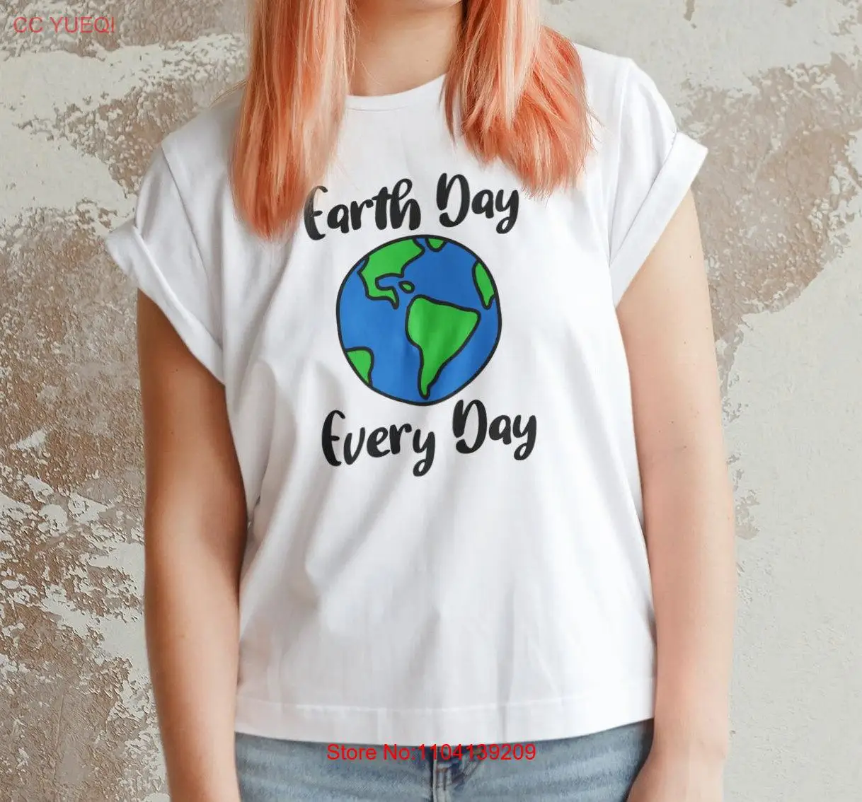 Earth Day Every T Shirt Recycle Global Warming Mother Recycling Climate Change long or short sleeves