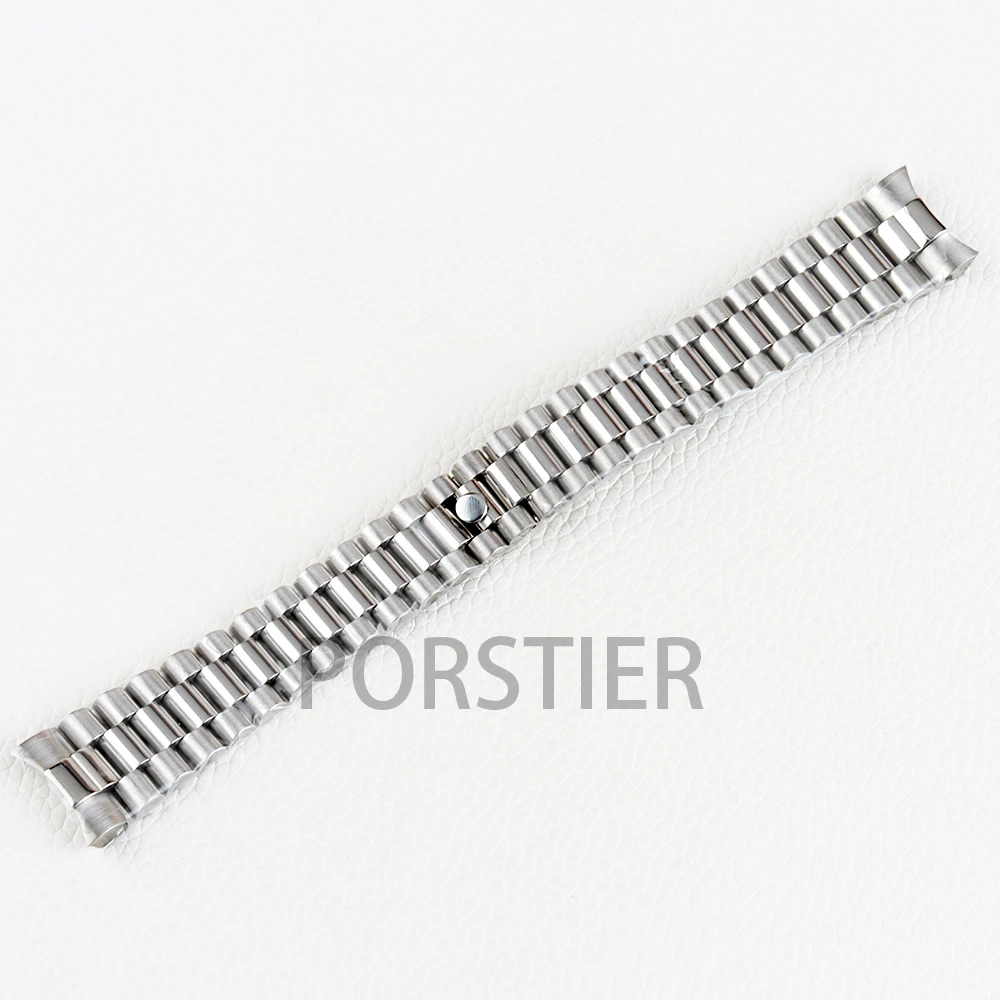 20mm Width Presidential Watchband Solid 316L Stainless Steel Gold/Rose Gold/Silver for SUB/GMT/Datejust Watch Case Strap