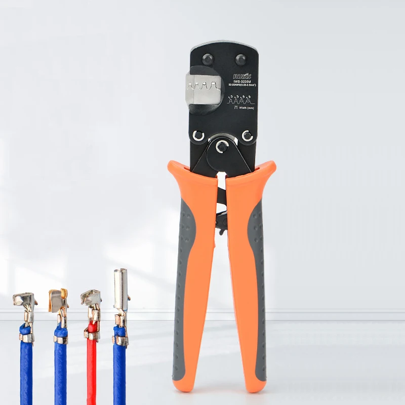Imagem -06 - Cabo Conector Crimpagem Alicate Ferramenta Inserir Primavera Ratchet Terminal Alicate de Friso para 030 52 Mm2 3220awg Iws3220m