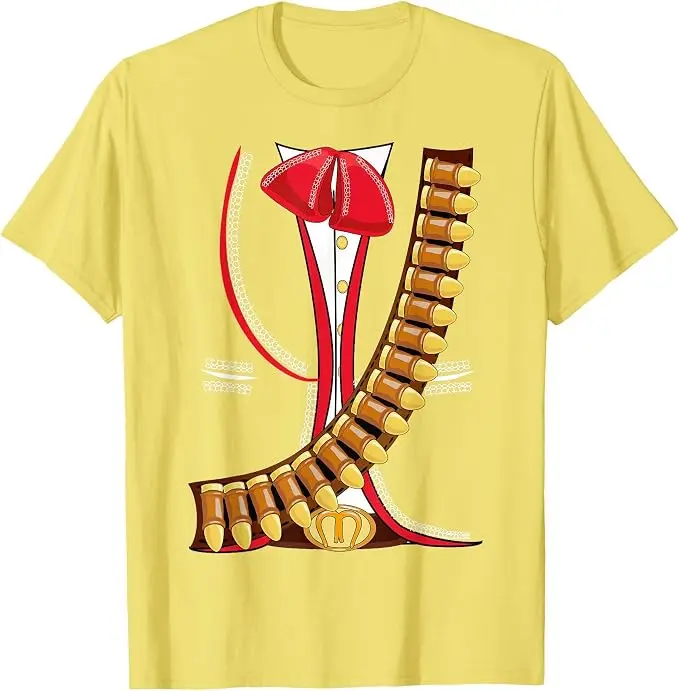 Mariachi Charro Mexikanisches Cinco De Mayo Kostüm T-Shirt Y2k Mexikanischer Cowboy Bandit Persönlichkeits-Grafik-T-Shirt Rock and Roll Kleidung – Detail 7