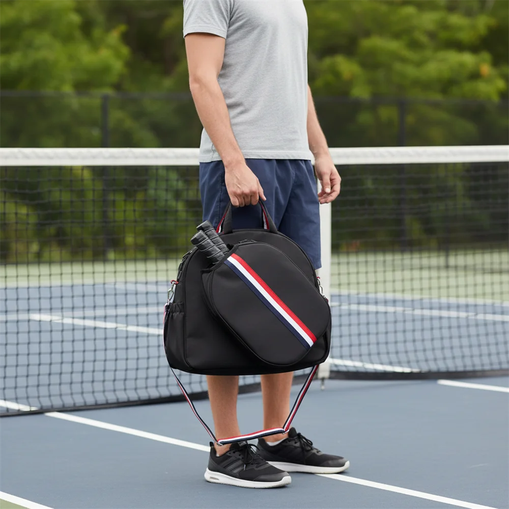 Mochila para equipo multideportivo, bolsa de remo ajustable para Pickleball, tenis y Racquetball, almacenamiento de gran capacidad para hombres y mujeres