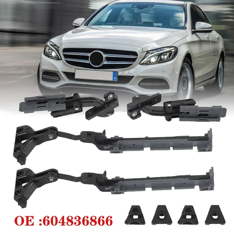 4Pcs Panoramic Sunroof Track Front Rear Repair Kit 604836866 for Mercedes W205 GLC W176 W169 CLA C117 W222 W166 604836865