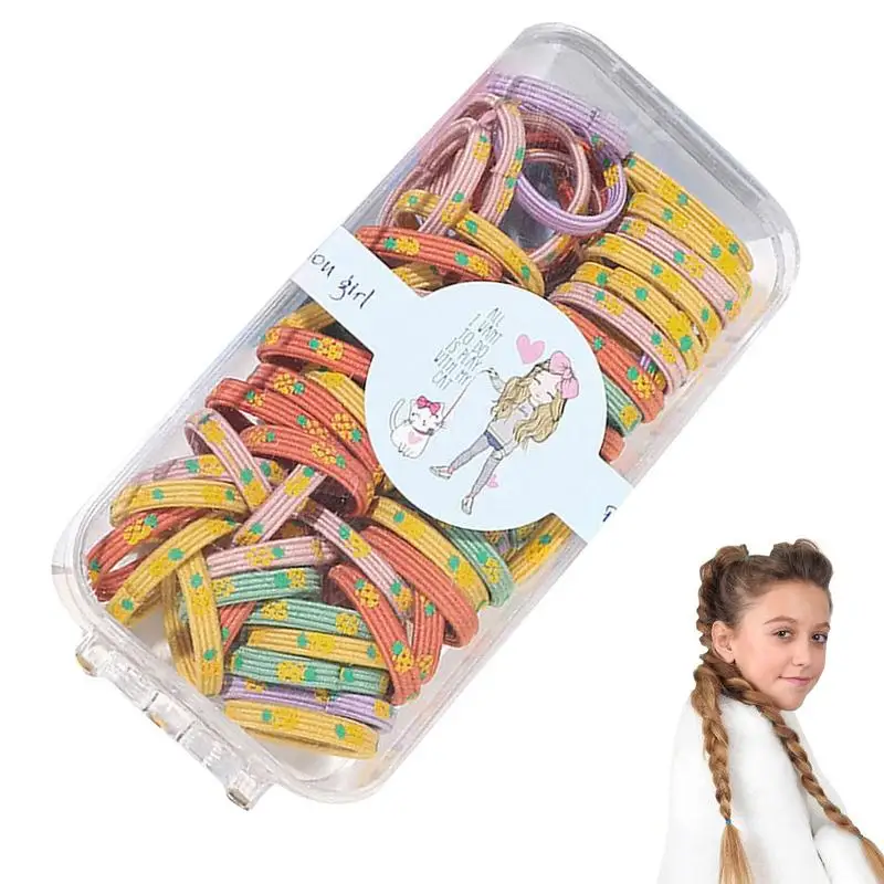 Hair Ties No Damage 60 Pcs/set High Elastic Hair Bands Elastic Ponytail Holders Soft Headband Accessories Hair Ties For Thick