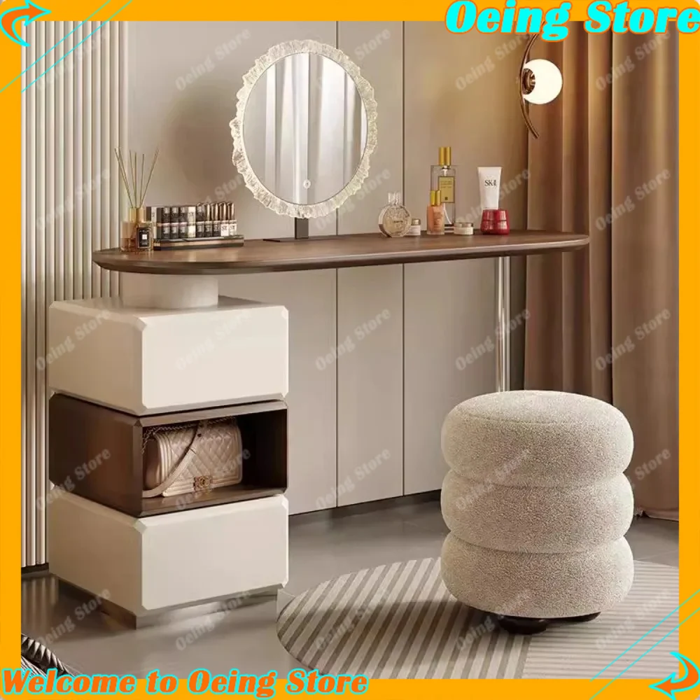 

Vintage Girls Dressing Table Mirror Bedroom Jeweler Light Dressing Table Storage Drawer Coiffeuse De Chambre Rome Furniture