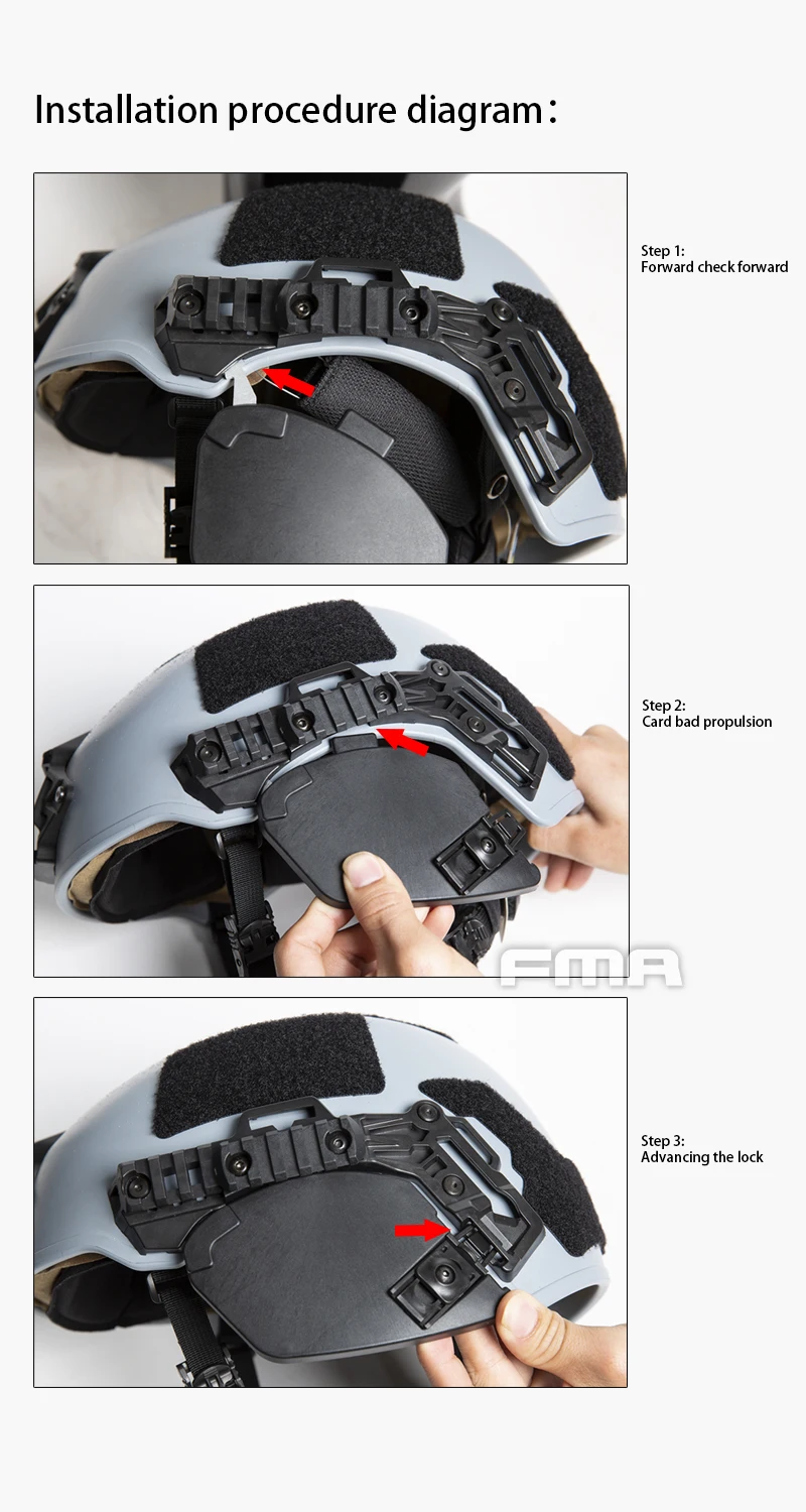 FMA protectores auditivos para casco táctico Rail EX 2.0/3.0 - imagen 5