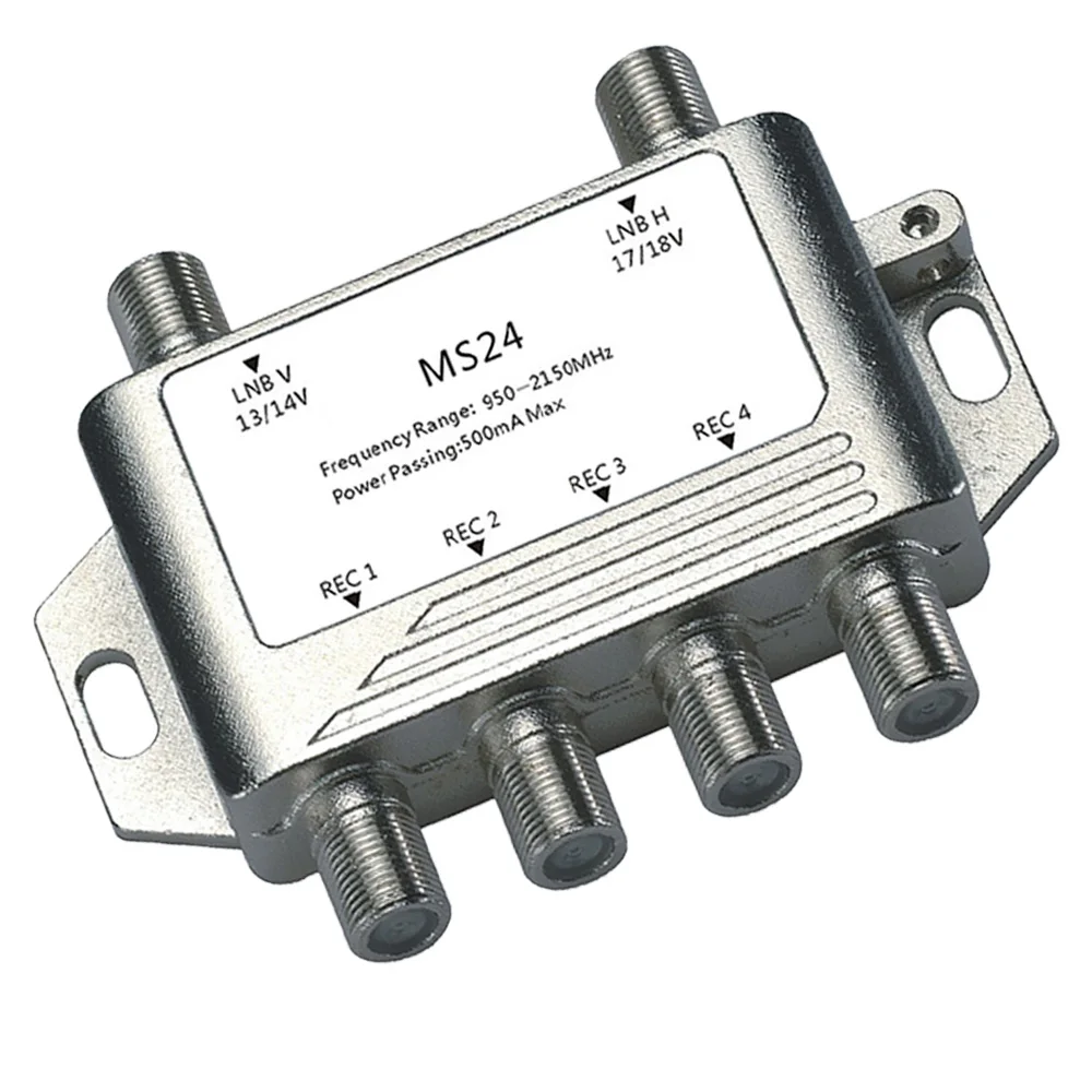 2 في 4 كابل هوائي فاصل الأقمار الصناعية متعدد التبديل FTA TV LNB التبديل ل تتالي فصل الأقمار الصناعية RF دروبشيبينغ #6