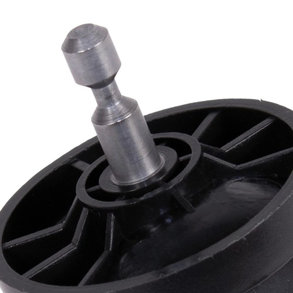 Black Front Wheel Assembly Cleaner Castor Repair Obstacle Avoidance Feature Tool-free Installation Carpet And Tile Compatible