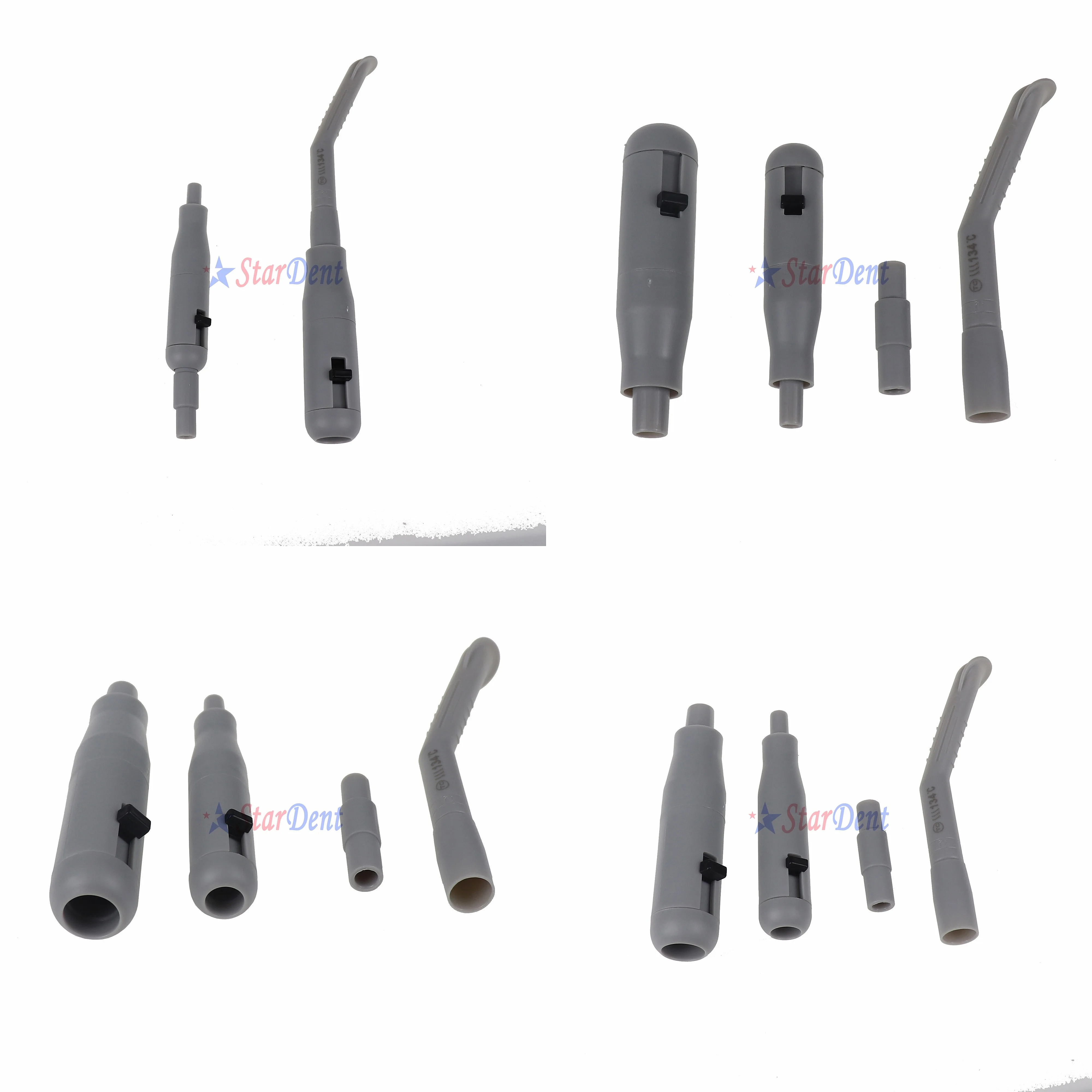 Dentals Unit Strong Weak Suction Tip Set for Dentals Chair Plastic Suction Adapter