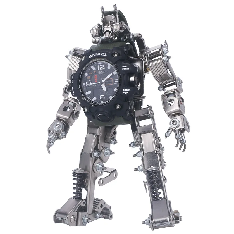 Mechanical Metal Model Assembled Time Machine Watch Stand Creative Decoration Boy Student the Big Kids Birthday Gift