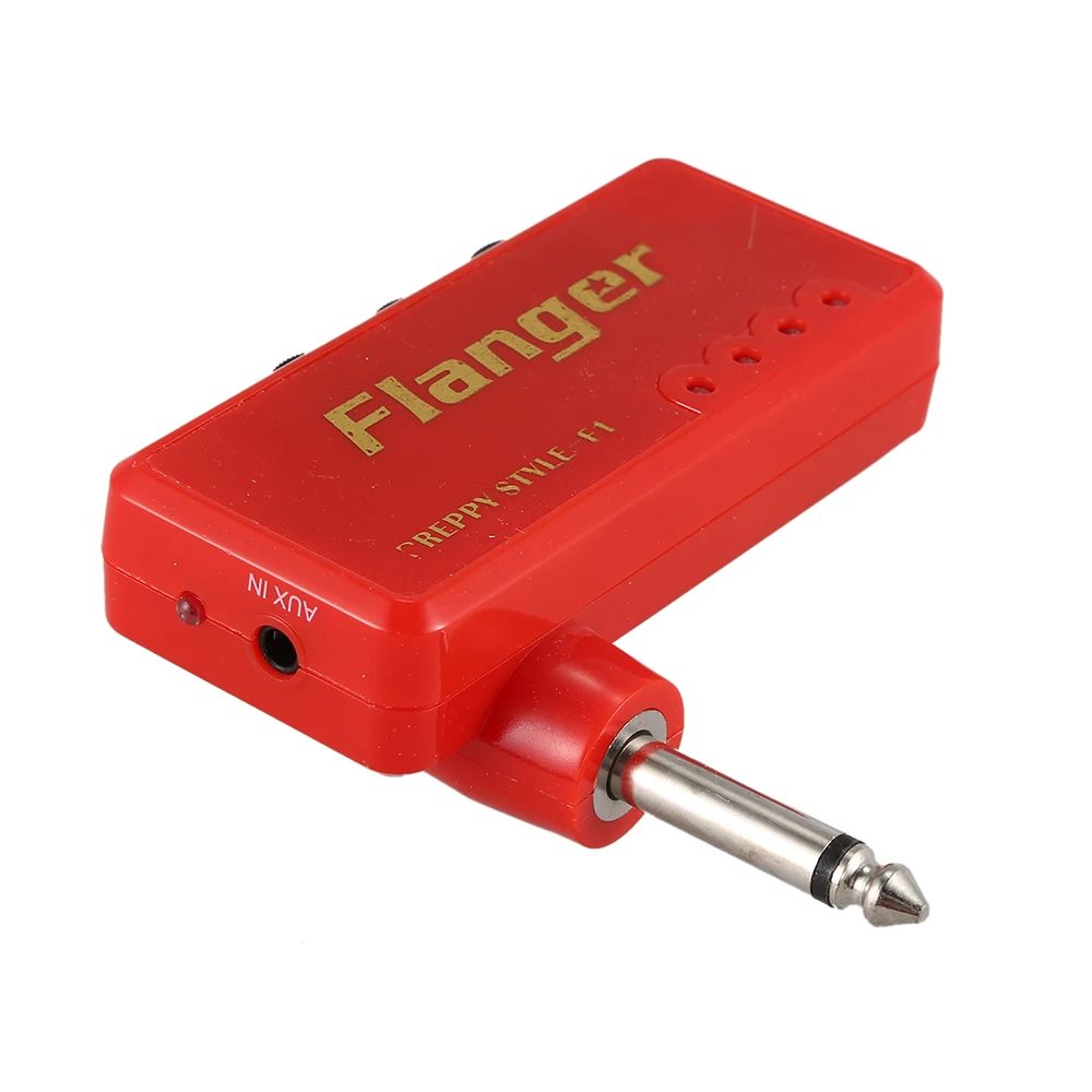 Flanger F1 Portable Electric Guitar Amplifier Amp Mini Headphone Amp Miniature Headphone Electric Guitar Bass Amp Amplifier