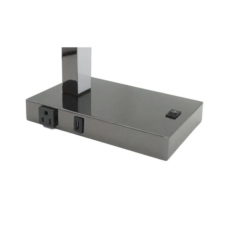 Mesas de base garantem casa, hospitalidade, hotel, lâmpada ideal, led, moderna, lâmpada de mesa com usb e tomada de energia