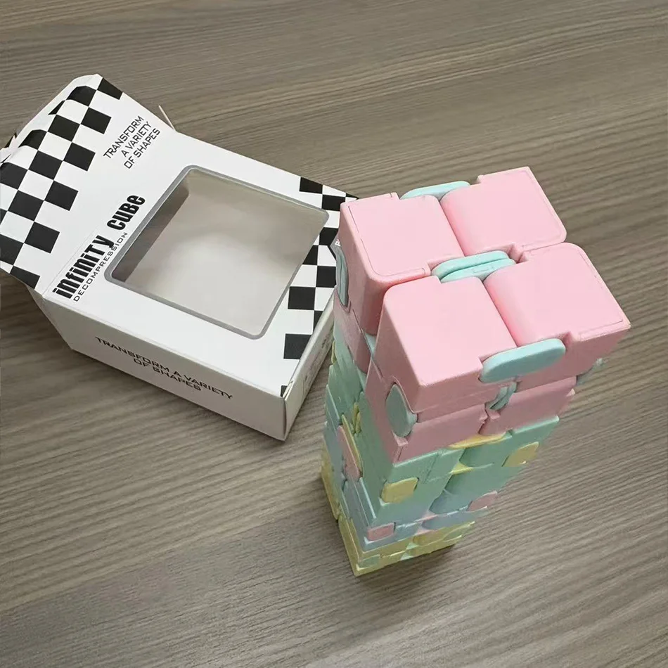 

Волшебный кубик-головоломка: антистресс-игрушка для взрослых, бесконечный флип-куб, забавная сенсорная игрушка для детей с особыми потребностями, рождественский подарок